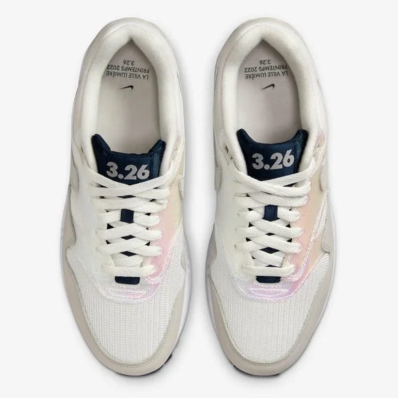 NIKE AIR MAX 1 QS PARIS LA VILLE LUMIÈRE DQ9326 100 - Picture 4 of 12